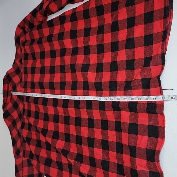 CUPCAKE COUTURE HYFVE  OVERSIZED FLANNEL TUNIC/SIZE M. - Picture 11 of 13